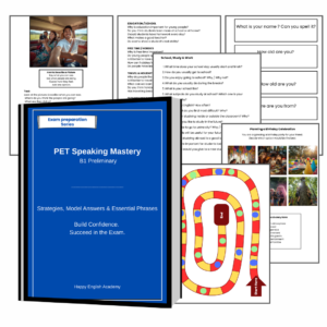 PET Exam Speaking Practice Pack – B1 ESL Speaking Activities and Games