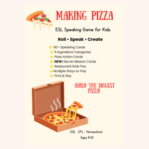 Pizza Speaking Game